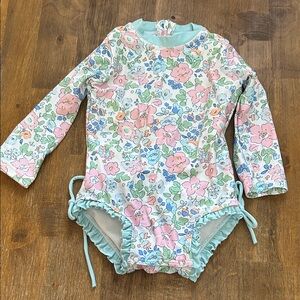 Stitchy Fish  Pastel Floral Swimsuit